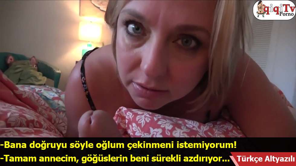 Göğüslerine Bakan Üvey Oğlunu Sikermiş Gibi Siktiren Mature